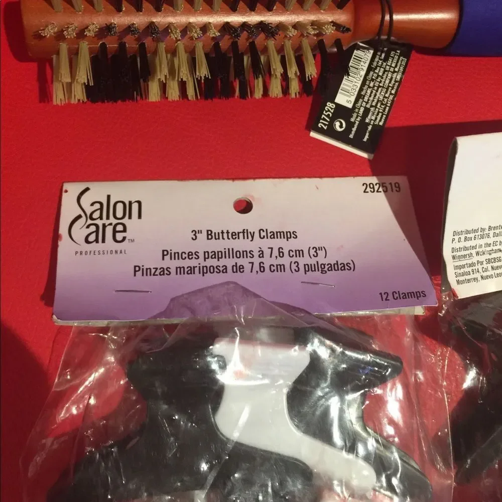 24 clamps & strokes brush.